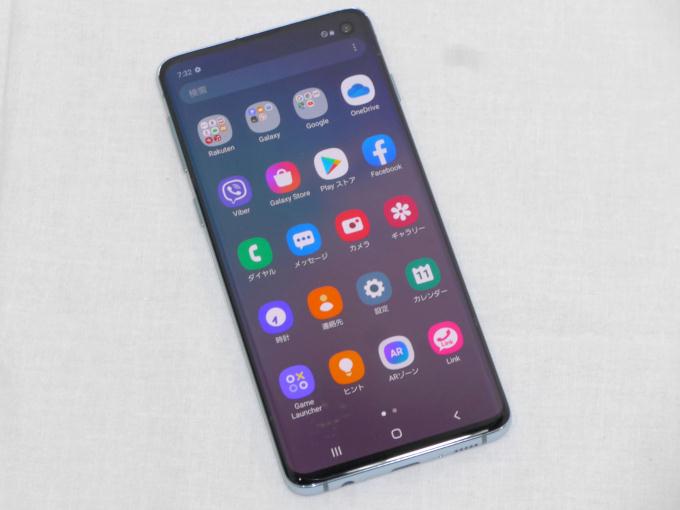 Used U Galaxy S10 楽天モバイル プリズム ブルー Wink Digital11