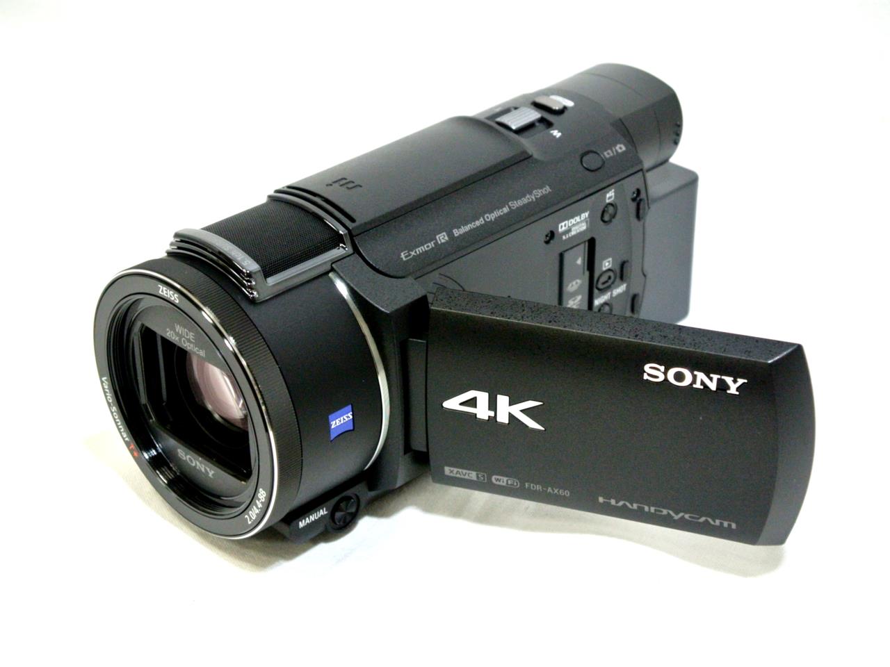 sony FDR-AX60 ビデオカメラ