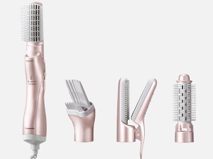 Panasonic EH-KN8J ナノケア ヘアアイロン Panasonic ナノケア ブラシヘアアイロン EH-KN8Jピンク