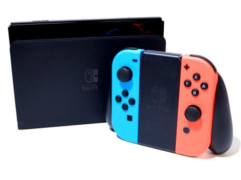 [USED]u057855 Nintendo Switch (有機ELモデル) HEG-S-KABAA [ネオンブルー・ネオンレッド]