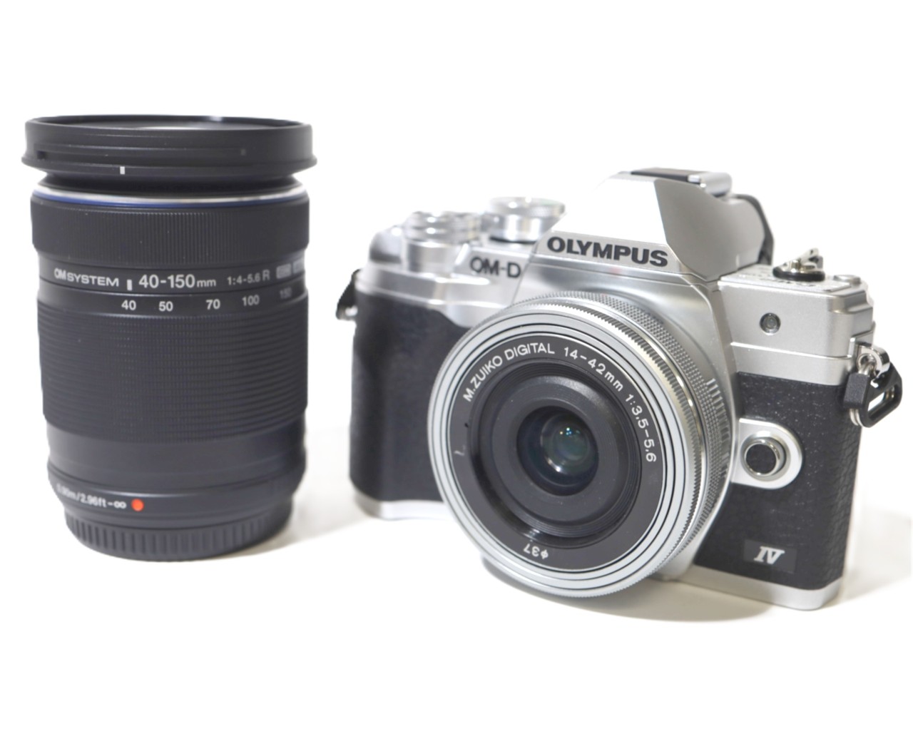 [USED]u060141&nbsp;OM-D&nbsp;E-M10&nbsp;Mark&nbsp;IV&nbsp;EZダブルズームキット&nbsp;[シルバー]