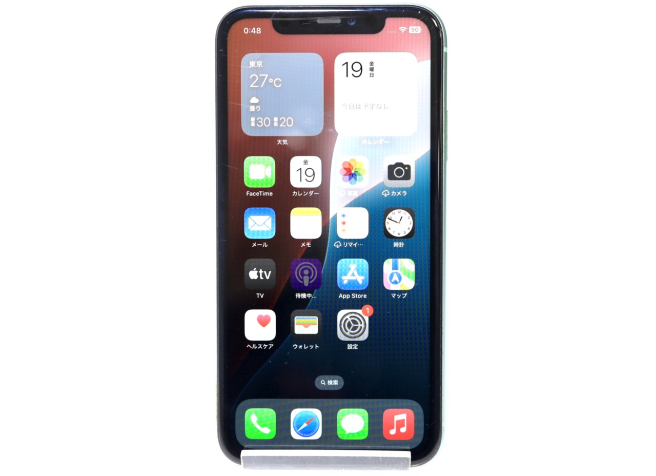 [USED]u061465&nbsp;iPhone11&nbsp;64GB&nbsp;SIMフリー&nbsp;[グリーン]