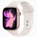 Apple Watch 11 GPS 42mm MEW24J/A RoseGold/StarLight SportBand M/L