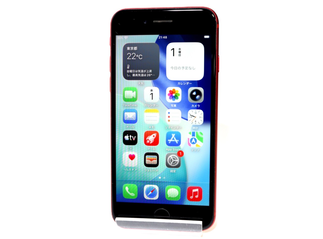 [USED]u061604&nbsp;iPhone&nbsp;SE&nbsp;(第3世代)&nbsp;128GB&nbsp;SIMフリー&nbsp;[レッド]