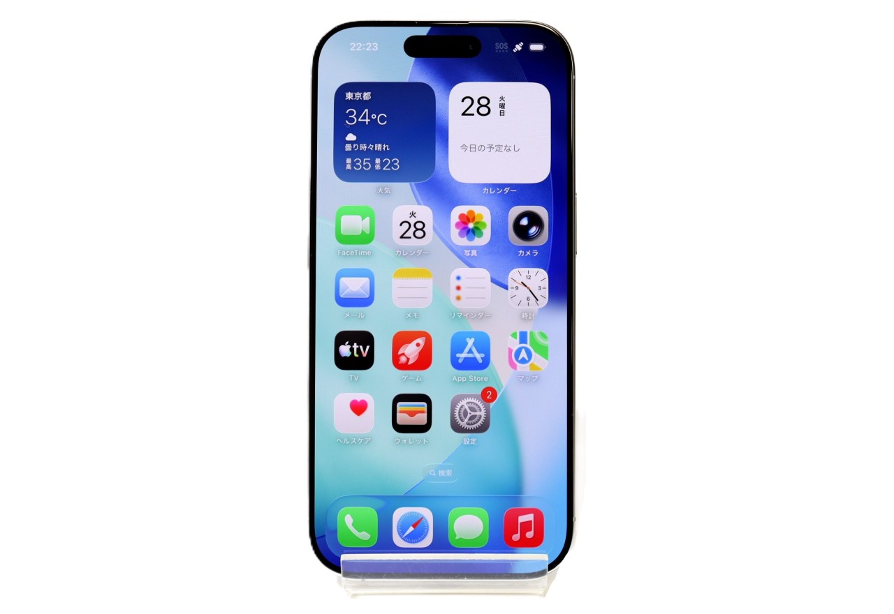 [USED]u061789&nbsp;iPhone16&nbsp;Pro&nbsp;256GB&nbsp;SIMフリー&nbsp;[ホワイトチタニウム]
