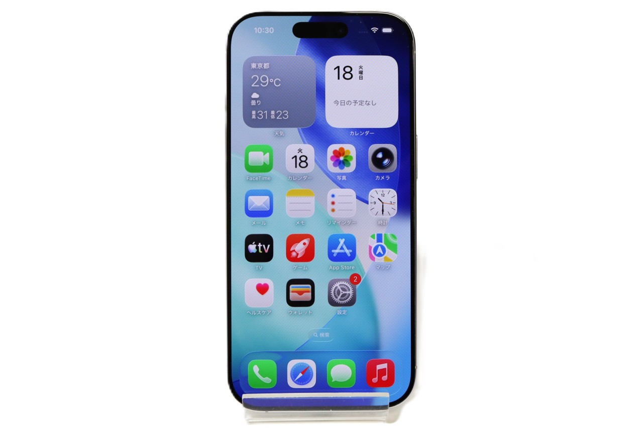 [USED]u061930&nbsp;iPhone16&nbsp;Pro&nbsp;128GB&nbsp;SIMフリー&nbsp;[ホワイトチタニウム]