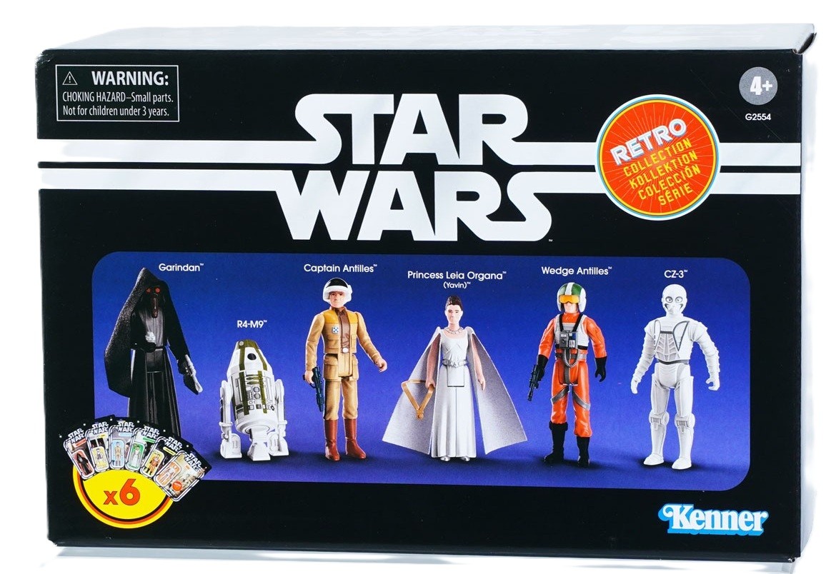 スター・ウォーズ&nbsp;ブレトロコレクション&nbsp;ガリンダン/R4-M9/キャプテン・アンティリーズ/プリンセス・レイア・オーガナ(ヤヴィン)/ウェッジ・アンティリーズ/CZ-3&nbsp;(完成品)