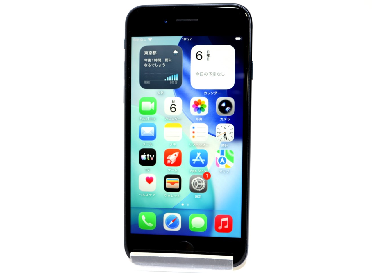 [USED]u062077&nbsp;iPhone&nbsp;SE&nbsp;(第3世代)&nbsp;128GB&nbsp;[ミッドナイト]