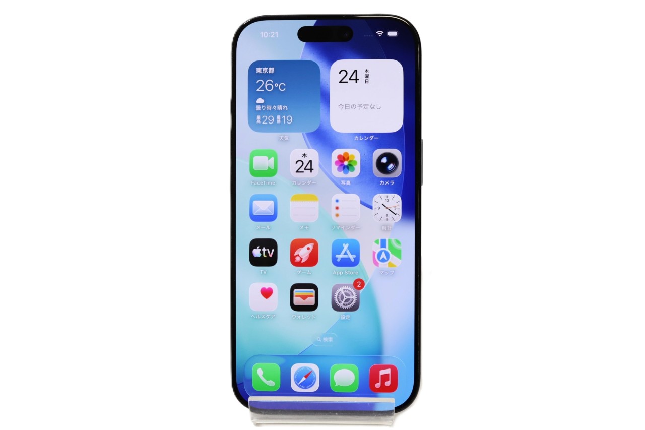 [USED]u062173&nbsp;iPhone16&nbsp;Pro&nbsp;256GB&nbsp;SIMフリー&nbsp;[ブラックチタニウム]