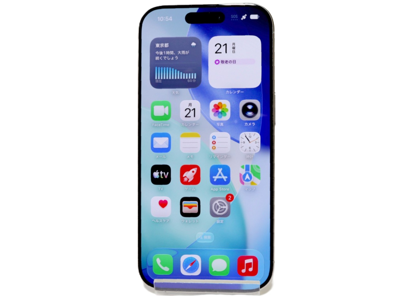 [USED]u062237&nbsp;iPhone16&nbsp;Pro&nbsp;256GB&nbsp;SIMフリー&nbsp;[ナチュラルチタニウム]