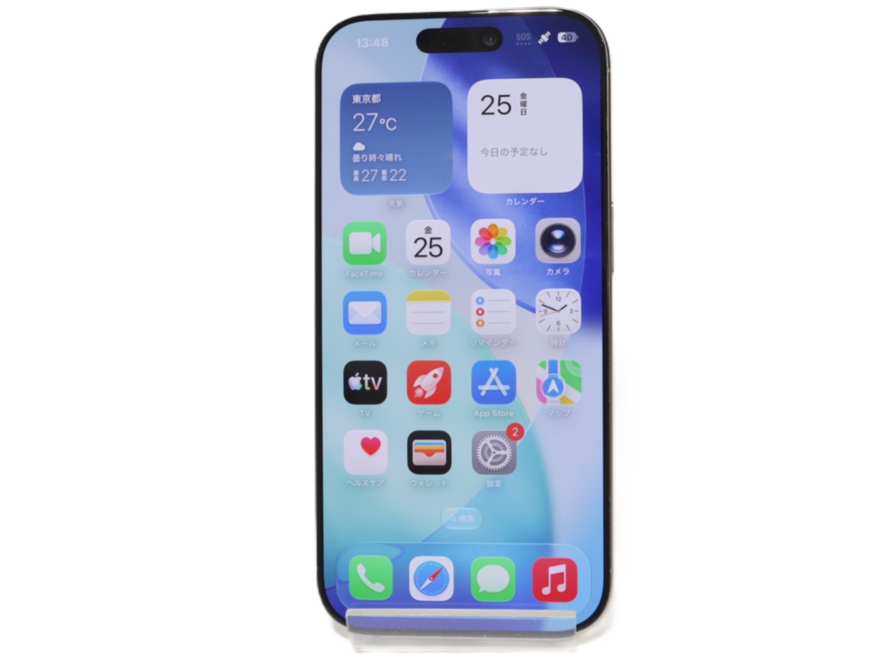 [USED]u062275&nbsp;iPhone16&nbsp;Pro&nbsp;128GB&nbsp;SIMフリー&nbsp;[ナチュラルチタニウム]