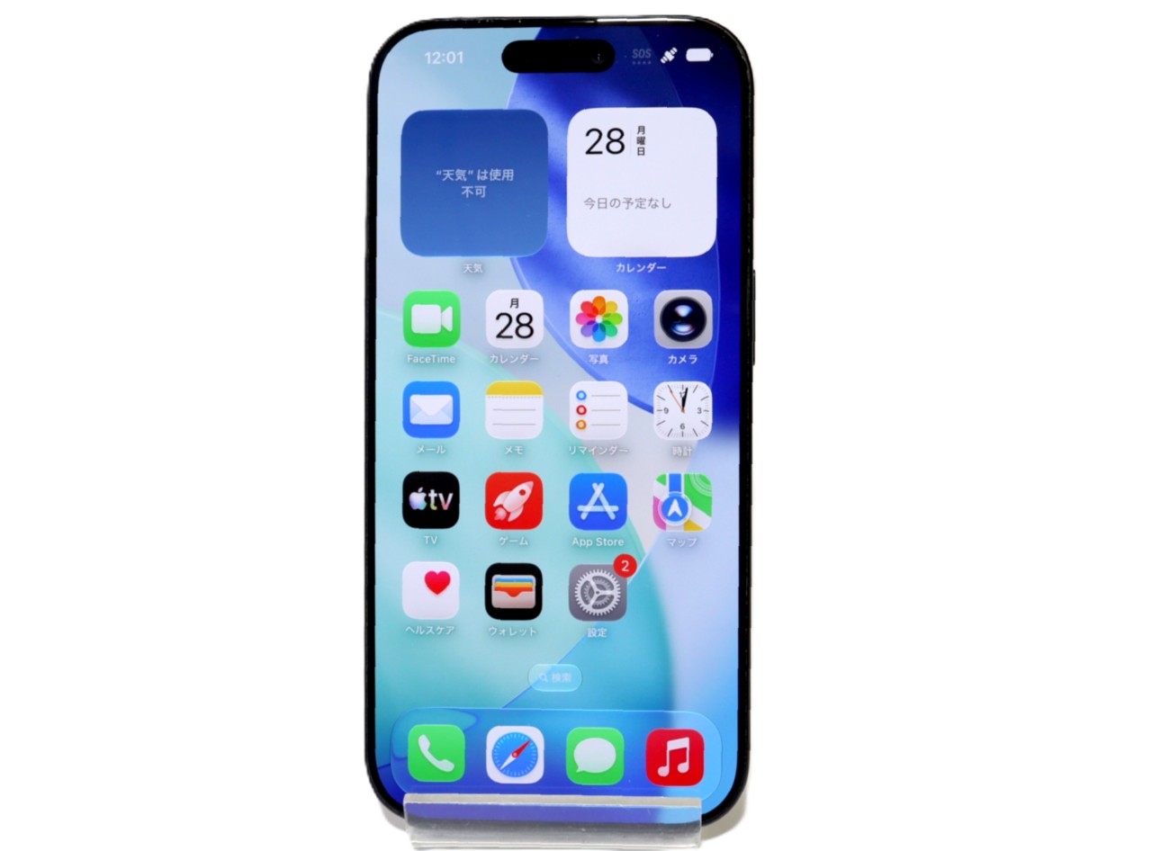 [USED]u062294&nbsp;iPhone16&nbsp;Pro&nbsp;256GB&nbsp;SIMフリー&nbsp;[ブラックチタニウム]