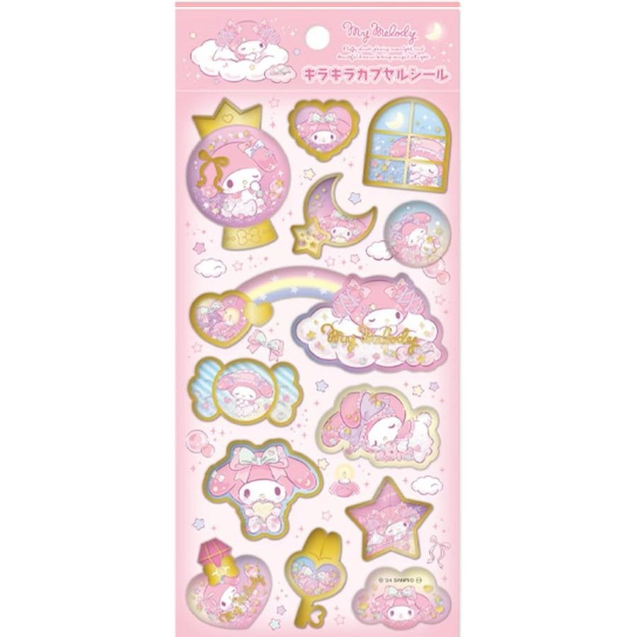 サンリオキャラクターズキラキラカプセルシール マイメロディ SAC-KCP-MM