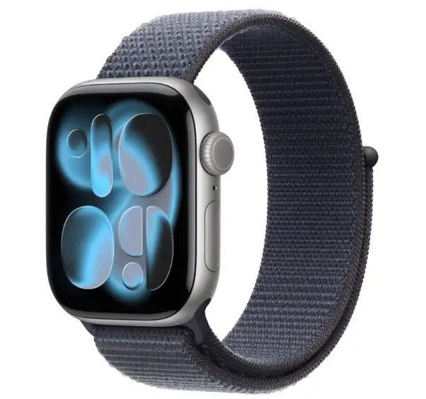 Apple Watch 11 GPS 42mm MEW14J/A SpaceGray/Anchor Blue Sports Loop