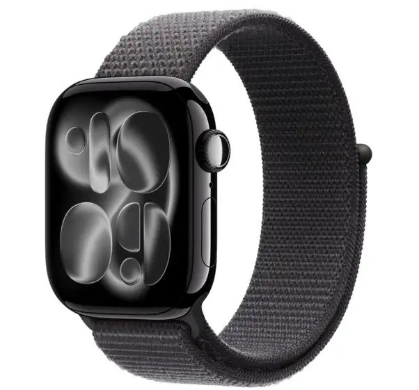 Apple Watch 11 GPS 42mm MEW04J/A Jet Black/DarkGray Sport Loop